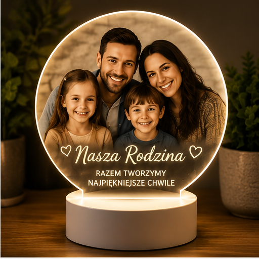 Lampka LED ze zdjęciem – sublimacja na akrylu - obrazek 6