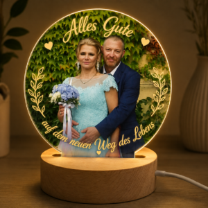 Lampka LED - ślub