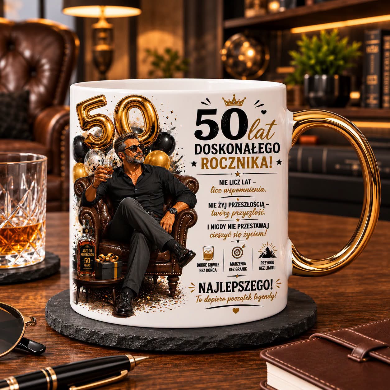 Personalizowany kubek dla taty z własnym zdjęciem