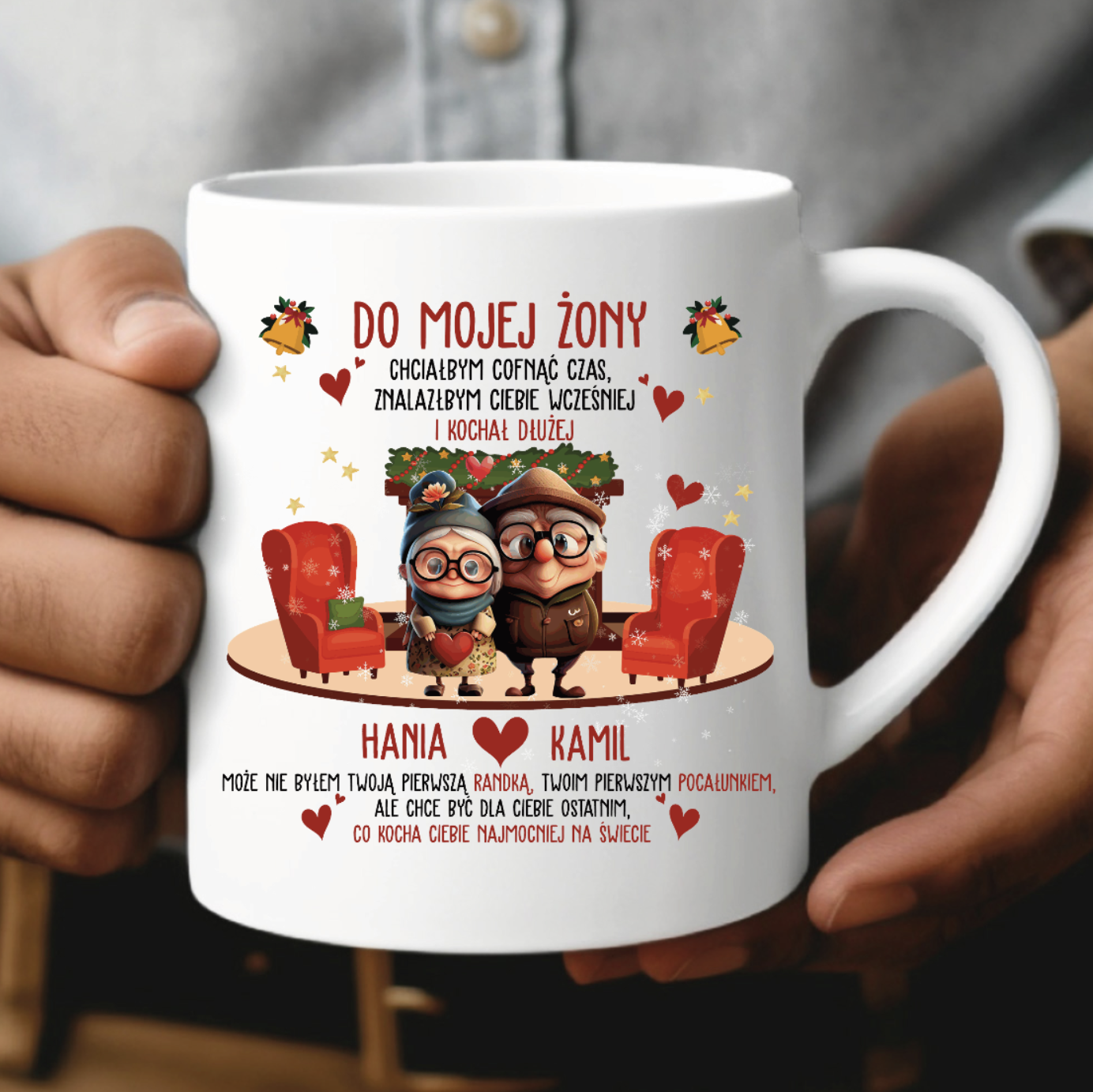 Kubek ze zdjęciem i napisem – prezent personalizowany